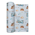 Personalized Airplane Swaddle Blanket – Skybound Adventure