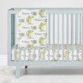 Personalized Alligator Mini Crib Sheet