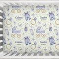 Baby Boy Treasures Personalized Crib Sheet
