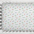 Baby Dinosaurs Personalized Crib Sheet