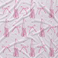 Personalized Blush Ballerina Blanket for Babies and Kids