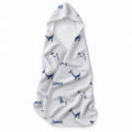 Blue Whales Personalized Hooded Towel for Baby & Kids
