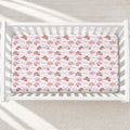 Bows & Buckaroos Personalized Crib Sheet