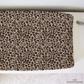 Brown Leopard Print Changing Pad Cover