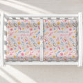 Personalized Butterfly Garden Changing Pad Cover