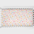 Personalized Butterfly Garden Crib Sheet