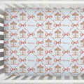 Carousel Dreams Personalized Crib Sheet