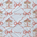 Carousel Dreams Personalized Crib Sheet