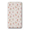 Personalized Christmas Bunny Twin Fitted Sheet