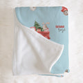 Personalized Christmas Delivery Blanket