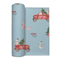 Personalized Christmas Delivery Swaddle Blanket