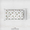 Personalized Christmas Wreath Crib Sheet