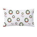 Personalized Christmas Wreath Pillowcase
