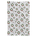 Personalized Christmas Wreath Swaddle Blanket