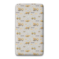 Watercolor Construction Personalized Twin Fitted Sheet