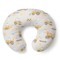 Watercolor Construction Personalized Nursing Pillow Cover