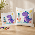 Little Artist Custom Artwork Keepsake Pillow