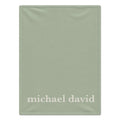 Classic Personalized Name Baby Blanket