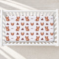 Highland Cow Personalized Crib Sheet