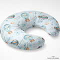 Personalized Hot Air Balloon Nursing Pillow Cover – Up, Up & Away