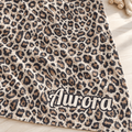 Safari Spots Personalized Leopard Print Baby Blanket