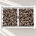 Brown Leopard Print Changing Pad Cover