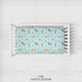 Mermaid Friends Personalized Crib Sheet