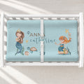 Mermaid Friends Personalized Changing Pad Cover