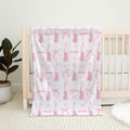Personalized Blush Ballerina Blanket for Babies and Kids