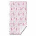 Personalized Blush Ballerina Beach Towel
