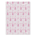 Personalized Blush Ballerina Blanket for Babies and Kids