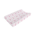 Personalized Blush Ballerina Changing Pad Cover