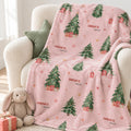 Personalized Christmas Tree Blanket