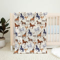 Personalized Horse Blanket for Babies & Kids