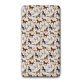 Personalized Horse Twin Fitted Sheet – Watercolor Western Bedding