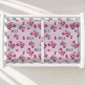 Pink Fire Trucks Personalized Changing Pad Cover