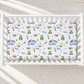 Pond Friends Personalized Crib Sheet