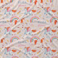 Rainbow Unicorn Personalized Beach Towel
