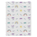 Scandinavian Rainbows Personalized Baby Blanket