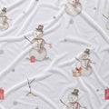 Personalized Snowman Christmas Pillowcase