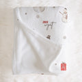Personalized Snowman Christmas Blanket