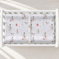 Personalized Snowman Christmas Changing Pad Cover