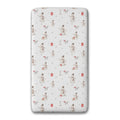 Personalized Snowman Christmas Twin Fitted Sheet