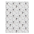 Snowy Penguin Personalized Baby Blanket
