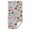 Vintage Baseball Beach Towel Personalized with Name & Number