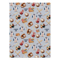 Vintage Baseball Blanket Personalized with Name & Number