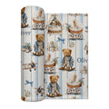 Vintage Teddy Bear Personalized Swaddle Blanket