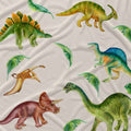 Personalized Dinosaur Twin Fitted Sheet with Name