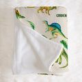 Personalized Dinosaur Blanket for Babies & Kids