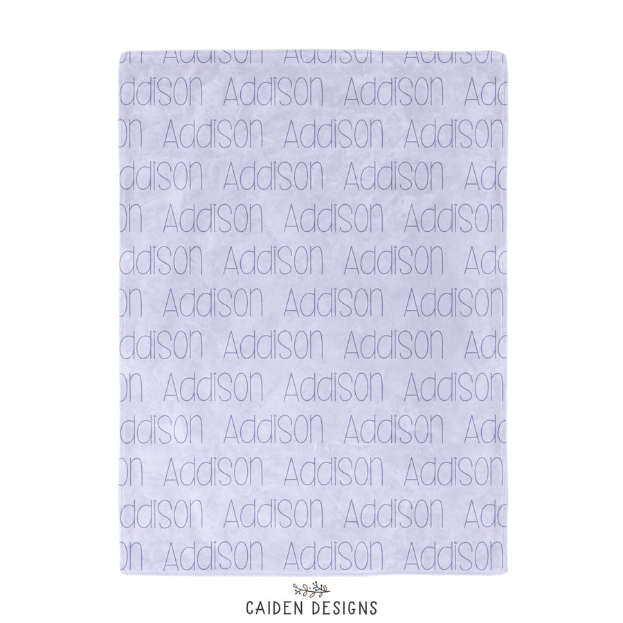 Chubby Personalized Name Blanket